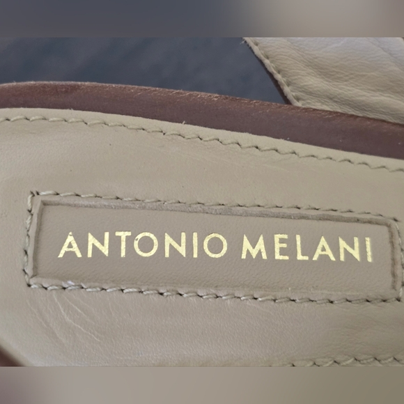 Antonio Melani Brinay Leather Slingback W/Block Heels Women's Size 6.5M - Picture 6 of 12